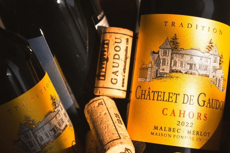 Châtelet de Gaudou Cahors Tradition 2022 : un vin d'exception du sud-ouest de la France